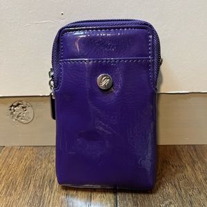 Purple GA purse/wallet 3.5”x5.5”.